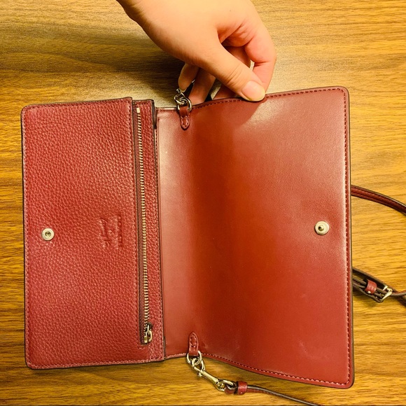 Auth Coach Signature GUANGYU REXY Anna Fold Coated Canvas Leather Shoulder Bag - Picture 5 of 5